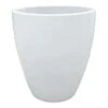 Powell White Ceramic Planter, 23" -Patio Furniture Sales Store powell white ceramic planter 23