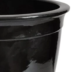 Primo Black Planter, Small -Patio Furniture Sales Store primo black planter small 1