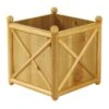 Providence Natural Wood Square Planter, Small -Patio Furniture Sales Store providence natural wood square planter small