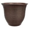 Providence Red Honeycomb Planter, 12.2" -Patio Furniture Sales Store providence red honeycomb planter 12.2