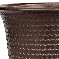 Providence Red Honeycomb Planter, 15.4" -Patio Furniture Sales Store providence red honeycomb planter 15.4 1