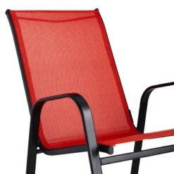Red Sling Patio Rocking Chair -Patio Furniture Sales Store red sling patio rocking chair 2