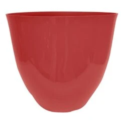 Red Synthetic Egg Pot, 18"