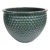 Rosalind Turquoise Ceramic Planter, Medium -Patio Furniture Sales Store rosalind turquoise ceramic planter medium