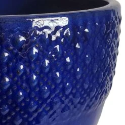 Ross Blue Planter, 8.7" -Patio Furniture Sales Store ross blue planter 8.7 1