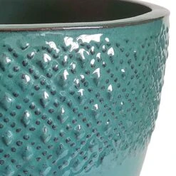Ross Turquoise Planter, 15" -Patio Furniture Sales Store ross turquoise planter 15 1
