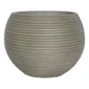 Round Natural Ribbed Pot, Medium -Patio Furniture Sales Store round natural ribbed pot medium