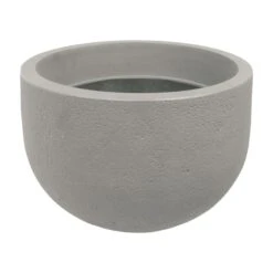 Round Rustic Stone Planter, Small