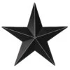 Rustic Black Metal Star Outdoor Wall Decor, 28" -Patio Furniture Sales Store rustic black metal star outdoor wall decor 28