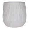 Salem White Synthetic Planter, 12"