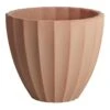 Scalloped Natural Clay Planter, 13" -Patio Furniture Sales Store scalloped natural clay planter 13