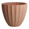 Scalloped Natural Clay Planter, 16"