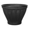 Slate Grey Baccellato Bell Planter, 11.5" -Patio Furniture Sales Store slate grey baccellato bell planter 11.5