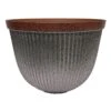 Southlake Galvanized Planter, 10" -Patio Furniture Sales Store southlake galvanized planter 10