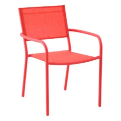 Sunny Club Coral Textilene Stackable Outdoor Chair