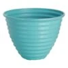 Sunny Club Light Blue Beehive Pot, 16" -Patio Furniture Sales Store sunny club light blue beehive pot 16