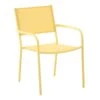 Sunny Club Light Yellow Textilene Stackable Outdoor Chair