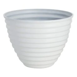 Sunny Club White Beehive Pot, 14"