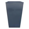 Tall Square Silver Planter, 21" -Patio Furniture Sales Store tall square silver planter 21