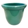 Teal Capri Planter, 14" -Patio Furniture Sales Store teal capri planter 14