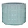 Teal Textured Pot, Medium -Patio Furniture Sales Store teal textured pot medium