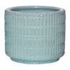 Teal Textured Pot, Small -Patio Furniture Sales Store teal textured pot small