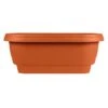 Terracotta Terra Living 4"/6" Deck Rail Planter, 24"