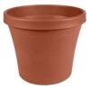 Terracotta Terra Living Planter With Pre-Drilled Hole, 14" -Patio Furniture Sales Store terracotta terra living planter with pre drilled hole 14