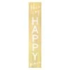 This Is My Happy Place Wooden Outdoor Wall Sign, 12x60