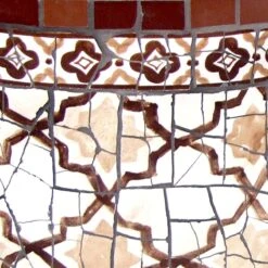 Tracey Boyd Brown Mosaic Ceramic Pot, Large -Patio Furniture Sales Store tracey boyd brown mosaic ceramic pot large 1