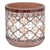 Tracey Boyd Brown Mosaic Ceramic Pot, Large