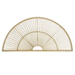 Tracey Boyd Half Circle Wicker Outdoor Wall Decor