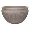 Tribal Patterned Macchiato Planter, 16.5" -Patio Furniture Sales Store tribal patterned macchiato planter 16.5