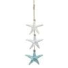 Ty Pennington Hanging Starfish Trio Outdoor Wall Decor, 15" -Patio Furniture Sales Store ty pennington hanging starfish trio outdoor wall decor 15