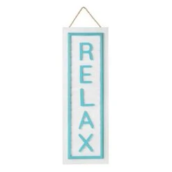 Ty Pennington Relax Outdoor Porch Leaner Sign, 36"