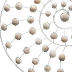 Ty Pennington Wooden Beaded Shell Outdoor Wall Decor, 14" -Patio Furniture Sales Store ty pennington wooden beaded shell outdoor wall decor 14 1