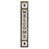 Welcome Wooden Outdoor Porch Leaner Sign