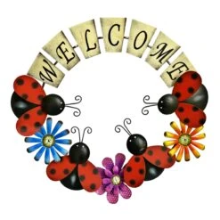Welcome Wreath Outdoor Wall Decor