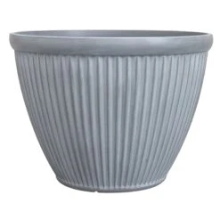 Westlake Dusty Grey Round Planter, 11"