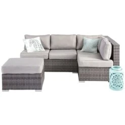 Weston II Corner Wicker Chair & Cushion -Patio Furniture Sales Store weston ii corner wicker chair cushion 4