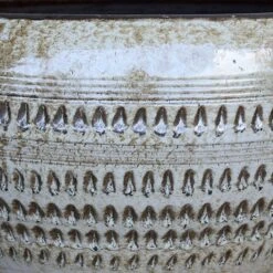 White Cyber Ceramic Bowl, 9.5" -Patio Furniture Sales Store white cyber ceramic bowl 9.5 1