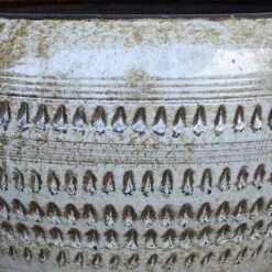 White Cyber Ceramic Decorative Bowl, 17" -Patio Furniture Sales Store white cyber ceramic decorative bowl 17 1