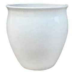White Flare Planter, Large
