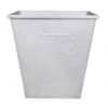 White Square Planter, 14" -Patio Furniture Sales Store white square planter 14