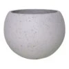 White Terrazzo-Look Ball Planter, Medium -Patio Furniture Sales Store white terrazzo look ball planter medium
