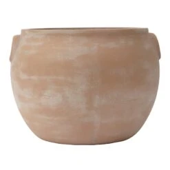 Willow Crossley Handled Round Polystone Pot, Large